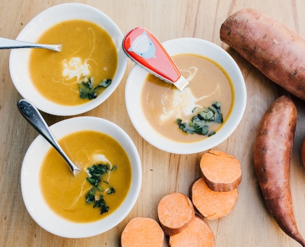 Pumpkin and coconut soup